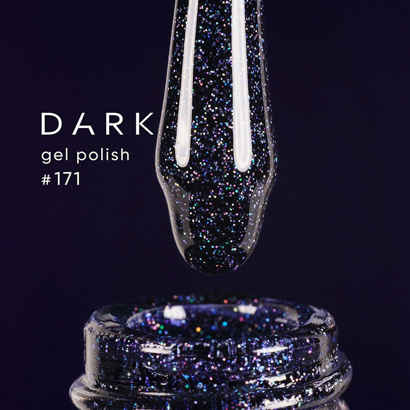 Geellakk – DARK – 171, 6 ml - Sinine