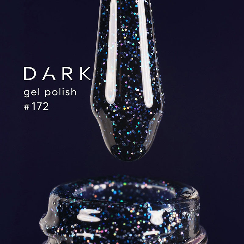 Gel Polish – DARK – 172, 6 ml - Blue