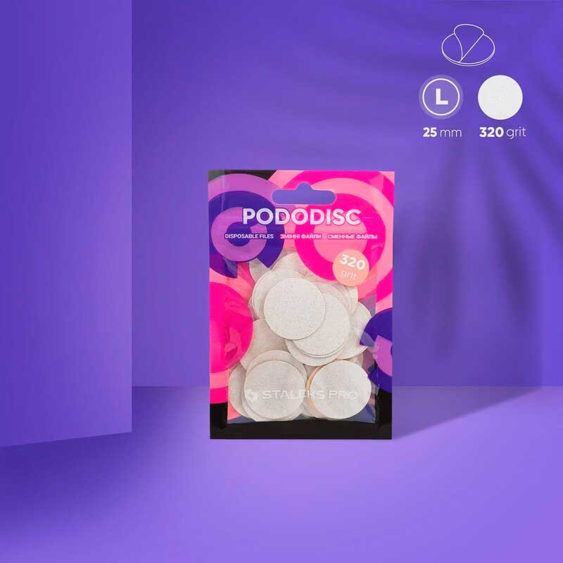 Сменные файлы для педикюрного диска Pododisc Staleks Pro L, (50 шт) - 320