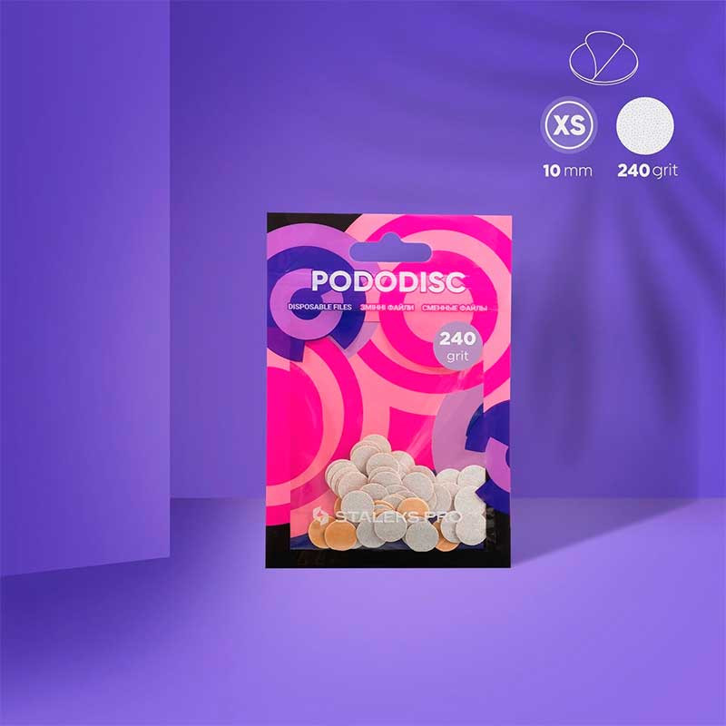 Сменные файлы для педикюрного диска Pododisc Staleks Pro XS, (50 шт) - 240