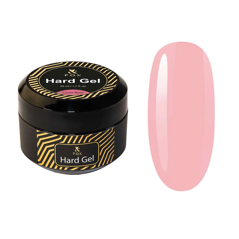 Hard gel F.O.X - Cover Rose - 50 мл