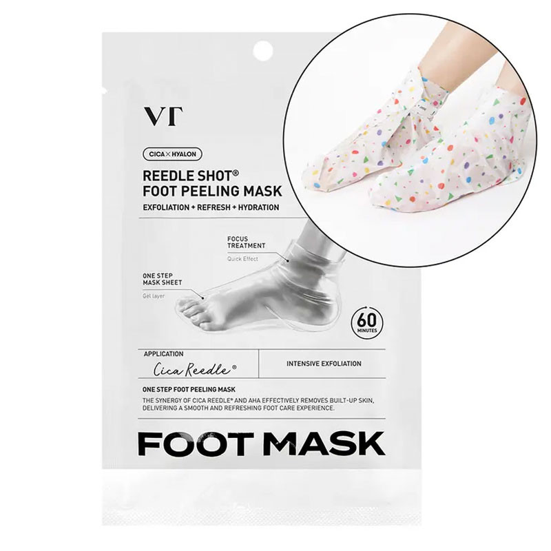 Jalkojen kuorintanaamio VT Cosmetics Reedle Shot Foot Peeling Mask, 40 ml, 1 kpl