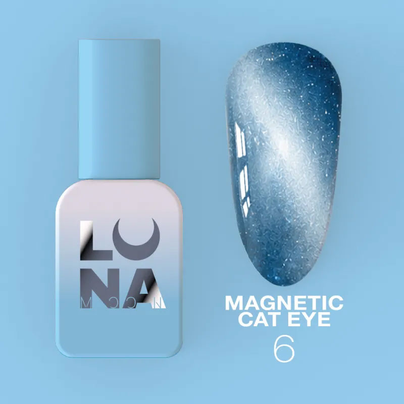 Гель-лак Color Magnetic Cat Eye LUNAmoon № 6, 8 ml