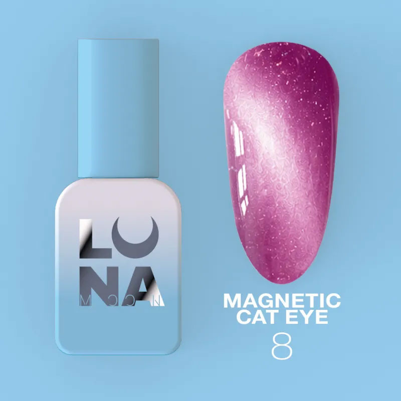 Magnetiline Cat Eye geellakk LUNAmoon Color nr 8, 8 ml