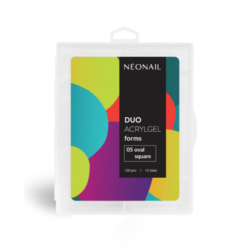 Dual Forms NeoNail, Duo AcrylGel 05, Oval Square – 120 pcs