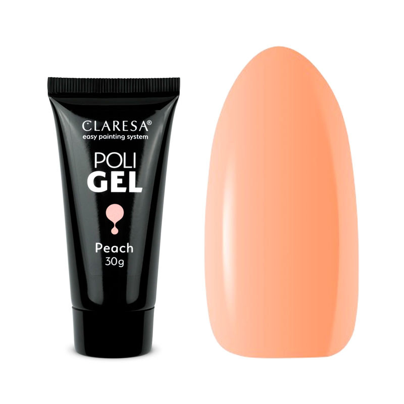 CLARESA POLI GEL Peach 30G