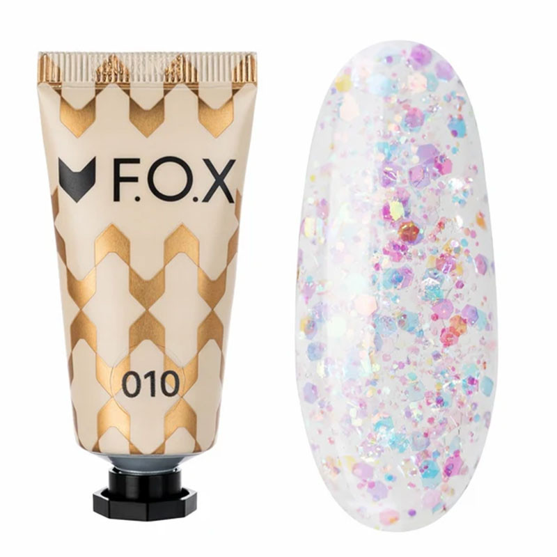Polügeel F.O.X Poly Gel Nano 010, tuubis, 15 ml