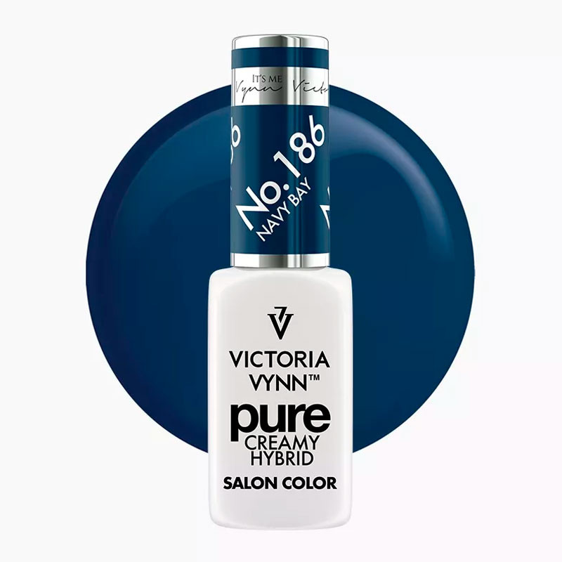 VICTORIA VYNN PURE CREAMY HYBRID 186 Navy Bay - 8 ml