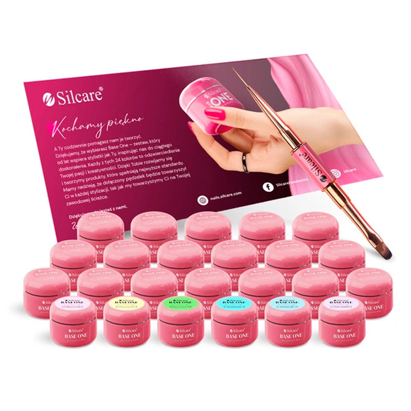 Base One Mini Gel Set 24 kpl x 5g + sivellin.