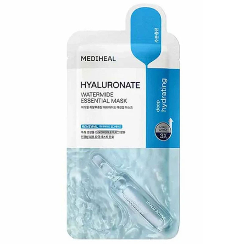 Увлажняющая тканевая маска MEDIHEAL Hyaluronate Watermide Essential Mask, 1 шт