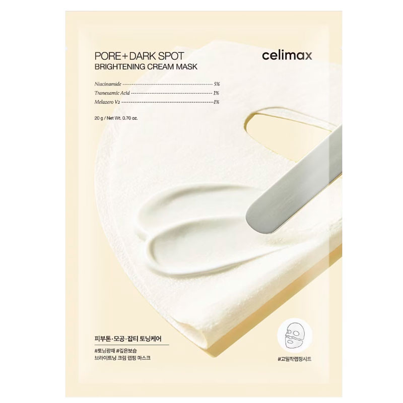 Brightening Cream Mask for Pores and Dark Spots Celimax, 1 pc