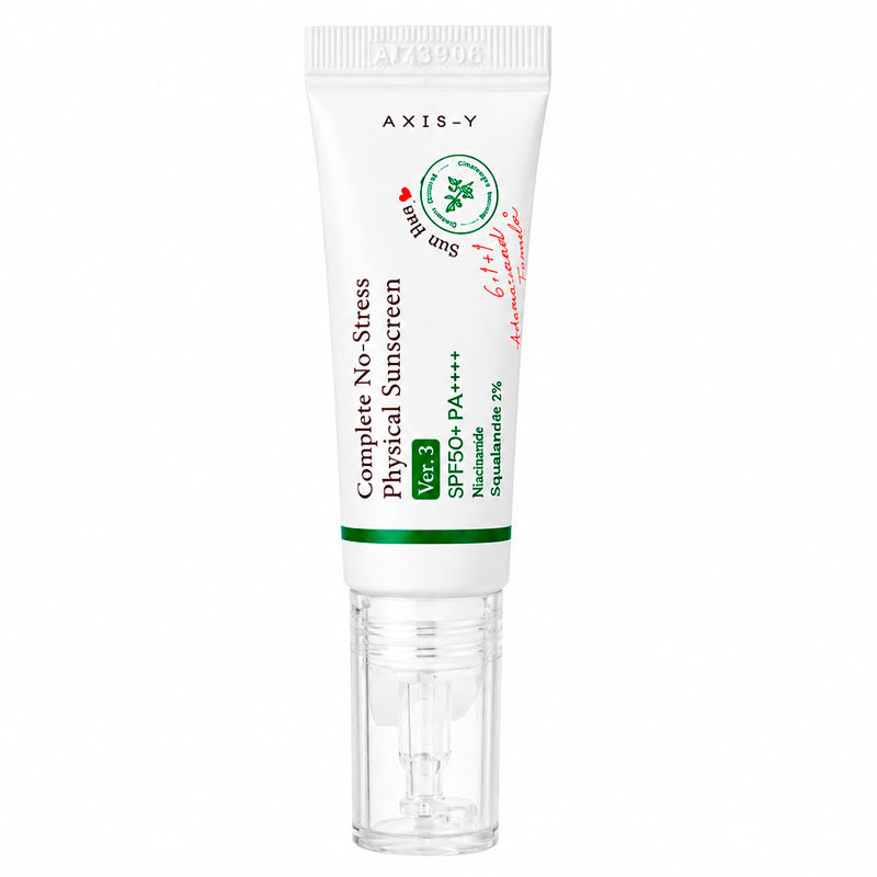 Mineraalinen aurinkovoide AXIS-Y Complete No-Stress Physical Sunscreen SPF 50+ Mini, 10 ml