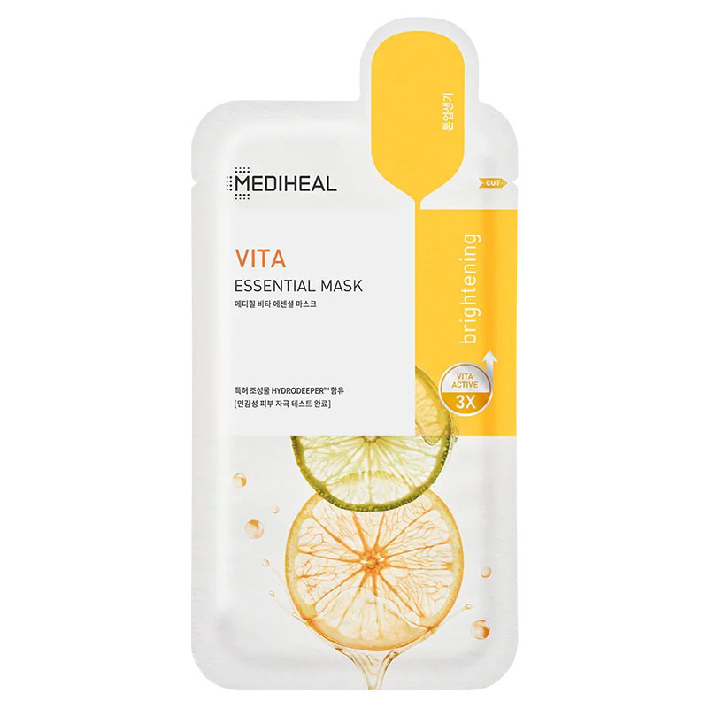 Vitamiinikangasnaamio MEDIHEAL VITA Essential Mask, 1 kpl