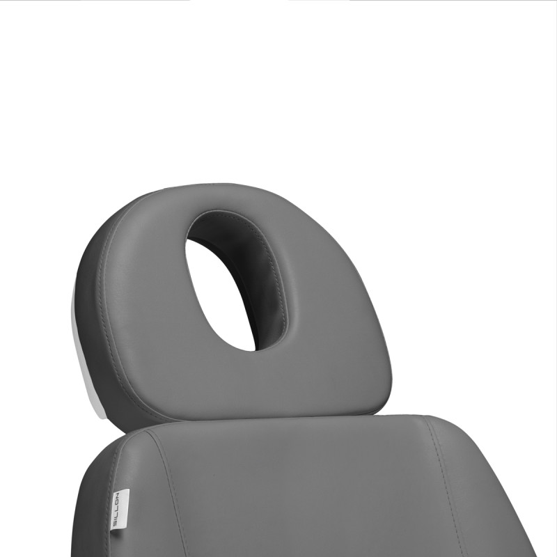 Electric cosmetic chair SILLON CLASSIC 3 motors with pedi cradle gray