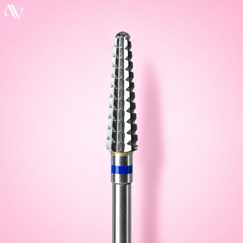 Carbide Nail Bit “Cone” Avelia – blue – Ø4 mm / 14 mm