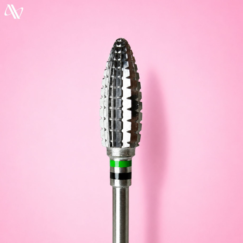 Kõvasulamist puuriotsik mais Avelia, must-roheline, 6 × 14,5 mm