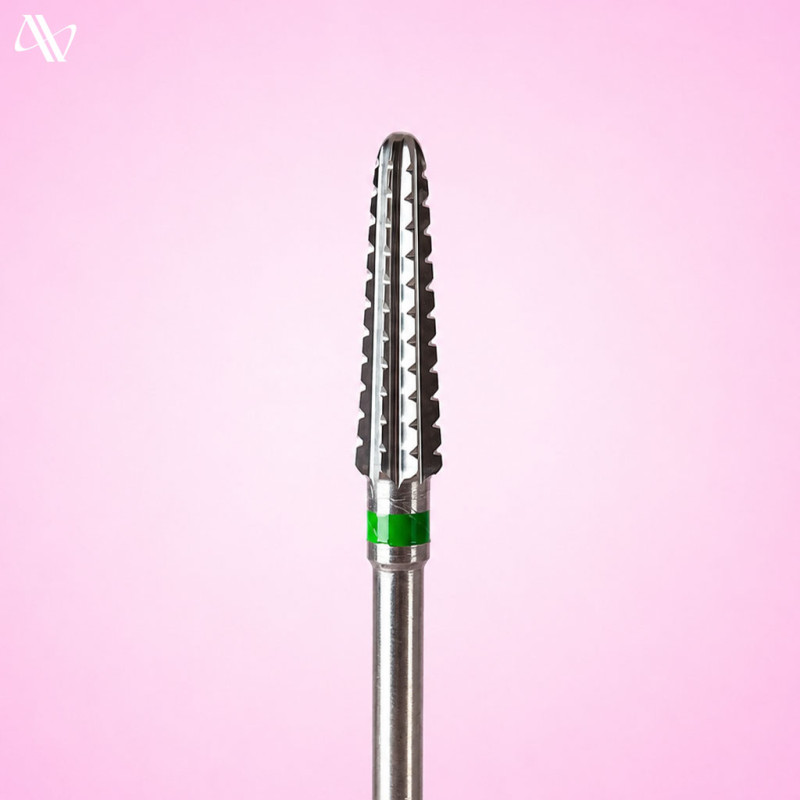 Carbide Nail Bit “Cone” Avelia – green – Ø4 mm / 14 mm