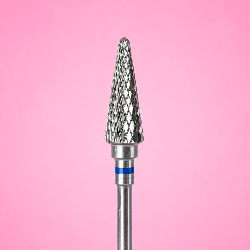 Carbide Nail Bit “Cone” Avelia – blue – Ø6 mm / 15 mm