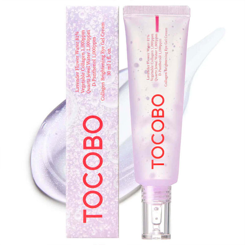 Осветляющий коллагеновый гель для век Collagen Brightening Eye Gel Cream TOCOBO, 30 мл