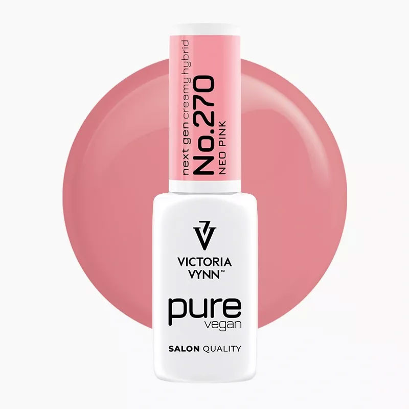 Geellakk Victoria Vynn PURE VEGAN CREAMY 270 Neo Pink, 8 ml