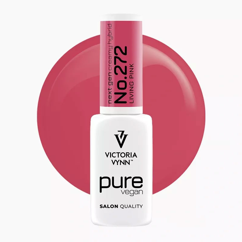 Gel Polish Victoria Vynn PURE VEGAN CREAMY 272 Living Pink, 8 ml