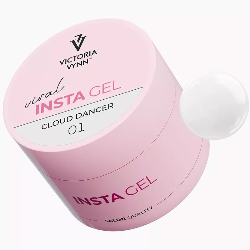 Самовыравнивающийся моделирующий гель Insta Gel 01 Cloud Dancer Victoria Vynn, 40 мл