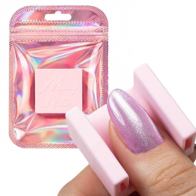 Magnet Cat Eye 5D efekti jaoks MollyNails, roosa