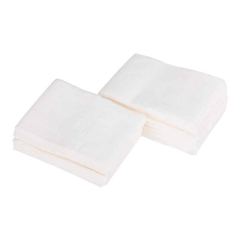 Aseo Med Medical Drapes with Polyethylene Backing, White, 50 pcs