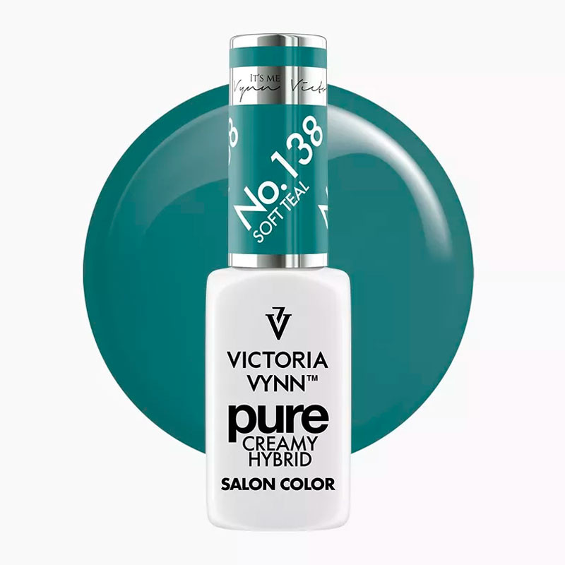 Gel Polish Victoria Vynn Pure Creamy Hybrid 138 Soft Teal, 8 ml