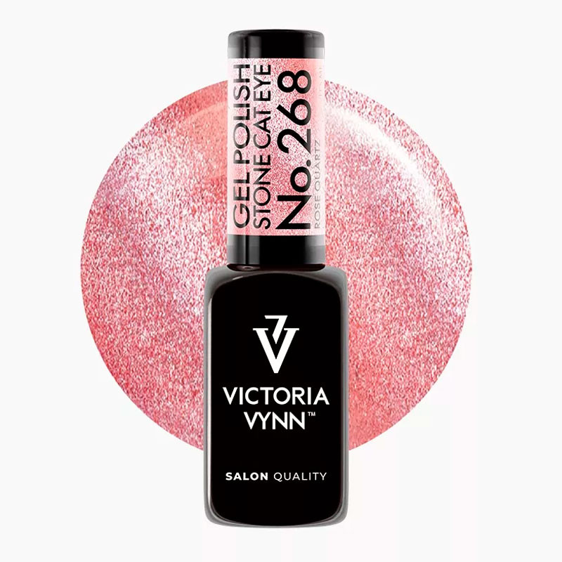 Cat Eye geellakk Victoria Vynn 268 Rose Quartz, 8 ml