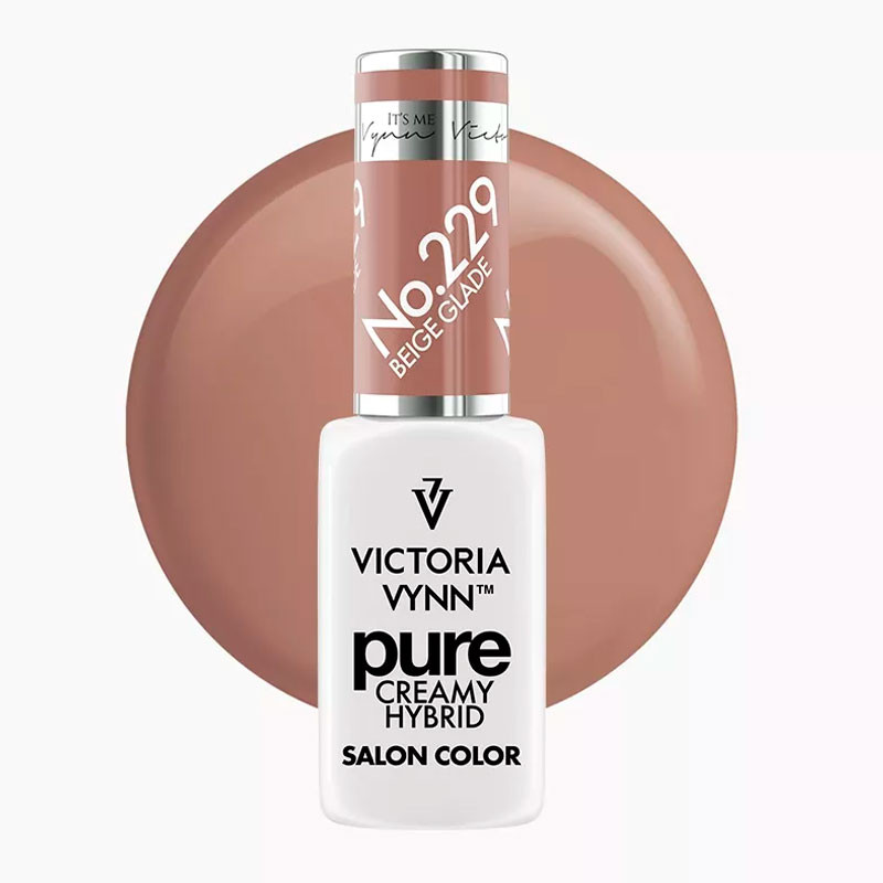Geellakk Pure Creamy Hybrid Victoria Vynn 229 Beige Glade, 8 ml