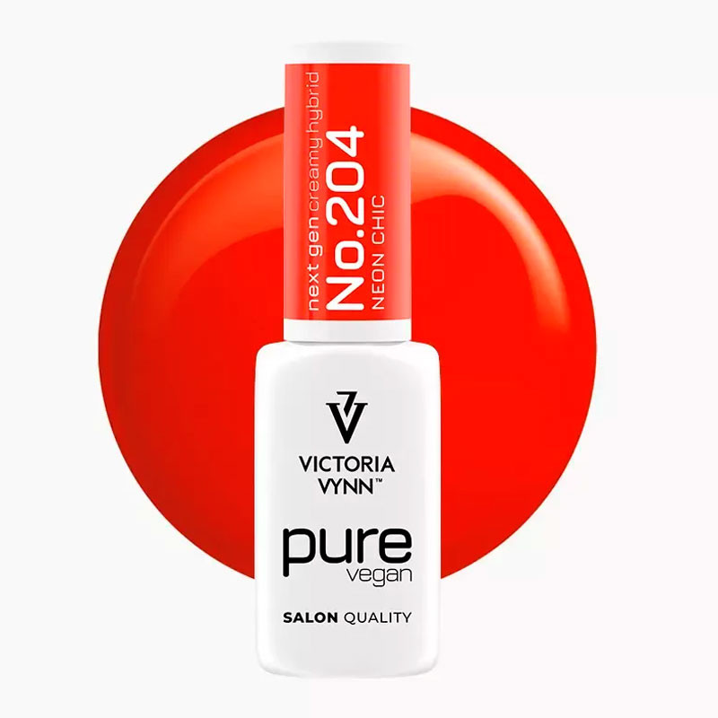 Geelilakka Pure Vegan Creamy Hybrid Victoria Vynn 204 Neon Chic, 8 ml