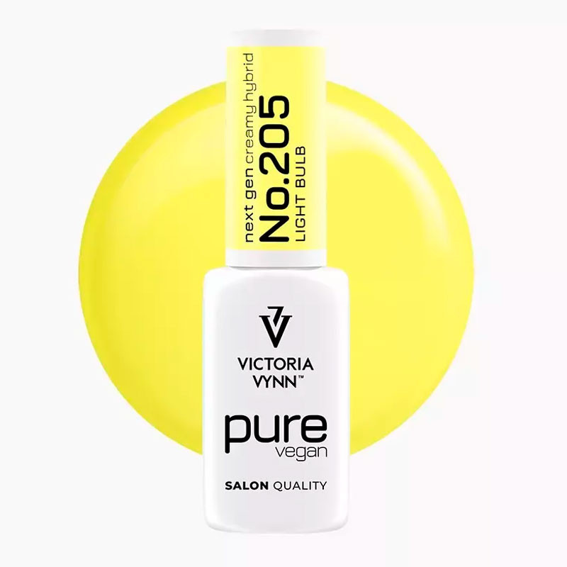 Geellakk Pure Vegan Creamy Hybrid Victoria Vynn 205 Light Bulb, 8 ml