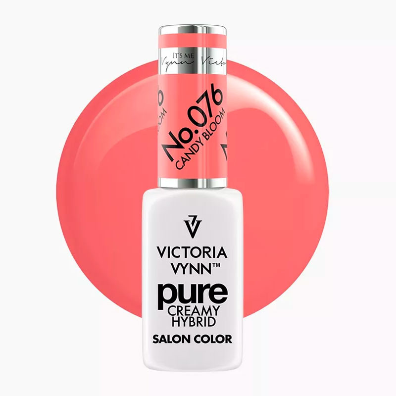 Gel Polish Pure Creamy Hybrid Victoria Vynn 076 Candy Bloom, 8 ml