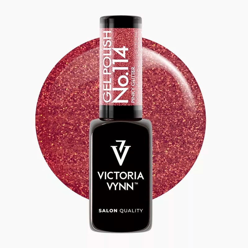Гель-лак Victoria Vynn 114 Pinky Glitter, 8 мл