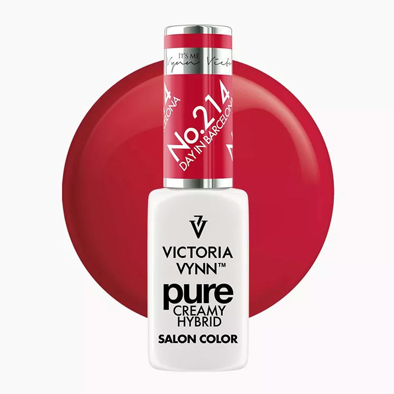 Geelilakka Pure Creamy Hybrid Victoria Vynn 214 Day in Barcelona, 8 ml