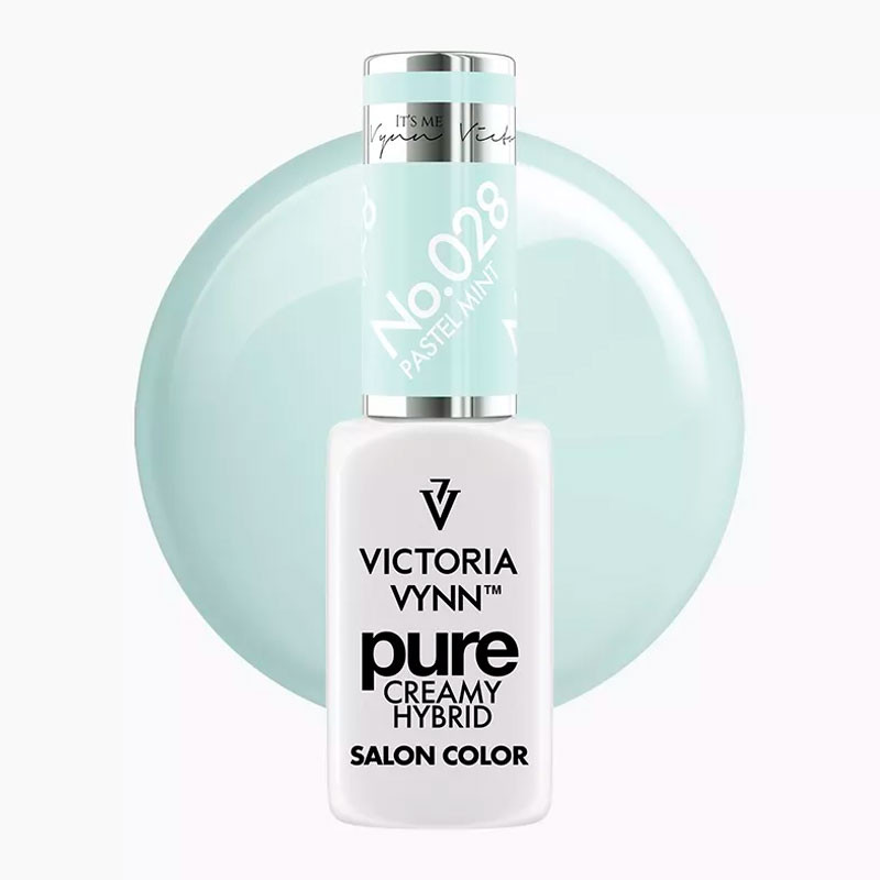 Gel Polish Victoria Vynn Pure Creamy Hybrid – 028 Pastel Mint, 8 ml