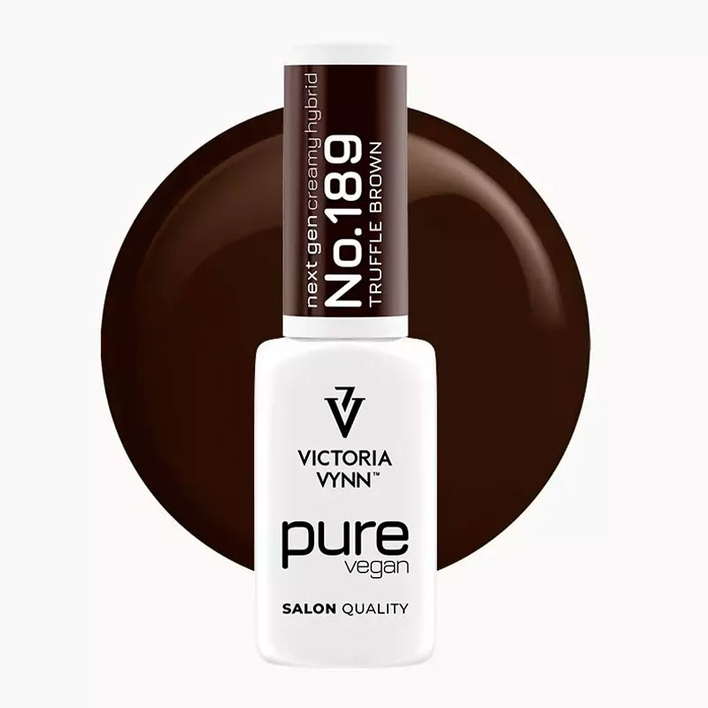 Geelilakka Victoria Vynn Pure Vegan Creamy Hybrid – 189 Truffle Brown, 8 ml