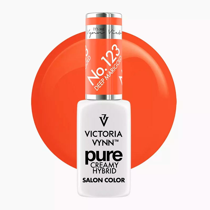 Gel Polish Victoria Vynn Pure Creamy Hybrid – 123 Deep Marigold, 8 ml