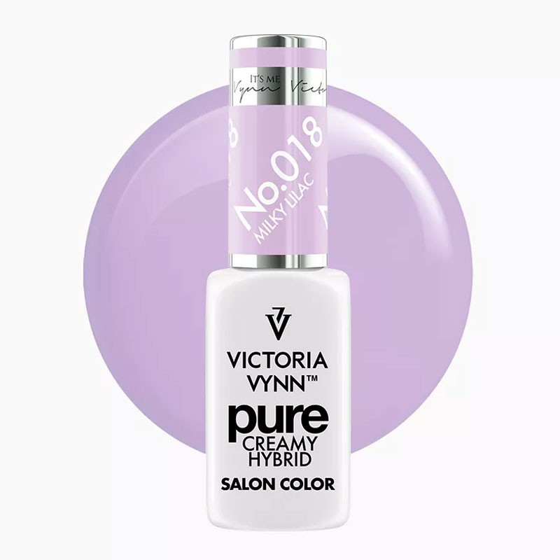 Gel Polish Victoria Vynn Pure Creamy Hybrid – 018 Milky Lilac, 8 ml