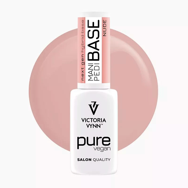 Mani&Pedi Base Pure Vegan Victoria Vynn Nude, 8 ml