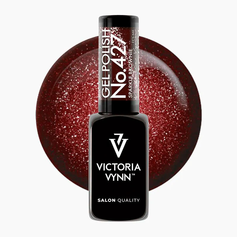 Gel Polish 427 Sparkle Brownie Victoria Vynn, 8 ml