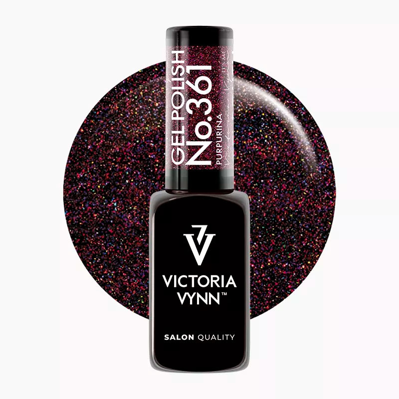 Geellakk 361 Purpurina Victoria Vynn, 8 ml