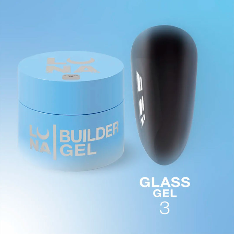 Ehitusgeel LunaMOON Glass Gel – nr 3, 15 ml