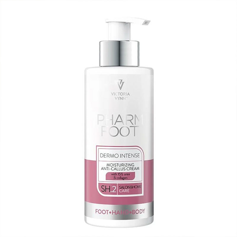 Kosteuttava voide paksuuntuneelle iholle, 15 % ureaa ja kollageenia, Victoria Vynn Pharm Foot Dermo Intense, 250 ml