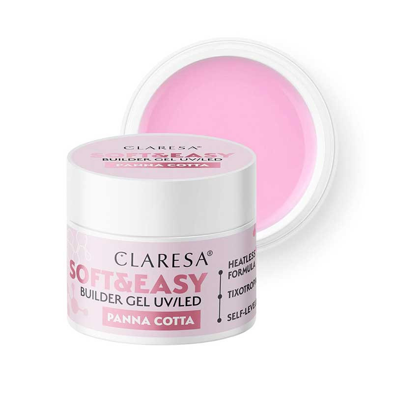 Гель для наращивания Claresa SOFT&EASY, Panna Cotta - 90 g
