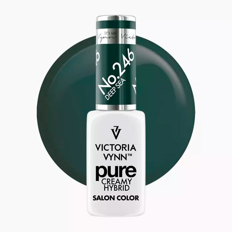Гель-лак Victoria Vynn Pure Vegan Creamy Hybrid 246 Deep Sea, 8 ml