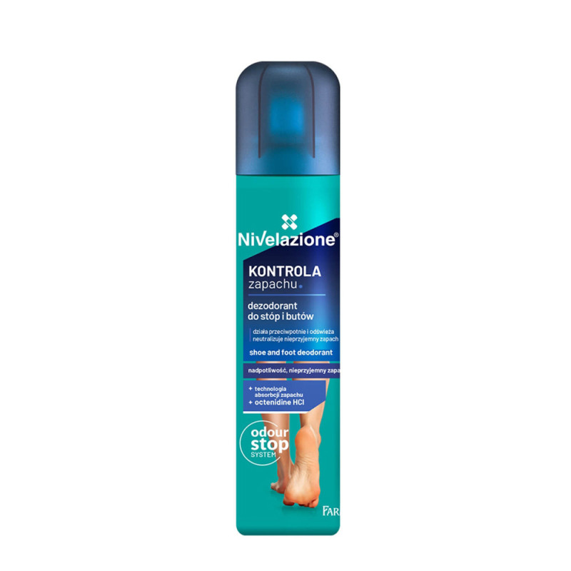 Jalkojen ja kenkien deodorantti Farmona Nivelazione, 180 ml