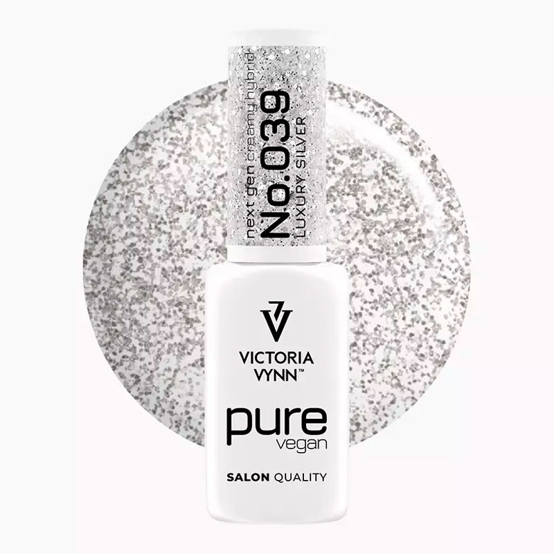 Geelilakka Victoria Vynn Pure Vegan Creamy Hybrid 039 Luxury Silver, 8 ml
