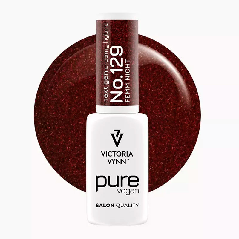 Гель-лак Victoria Vynn Pure Vegan Creamy Hybrid 129 Femm Night, 8 ml